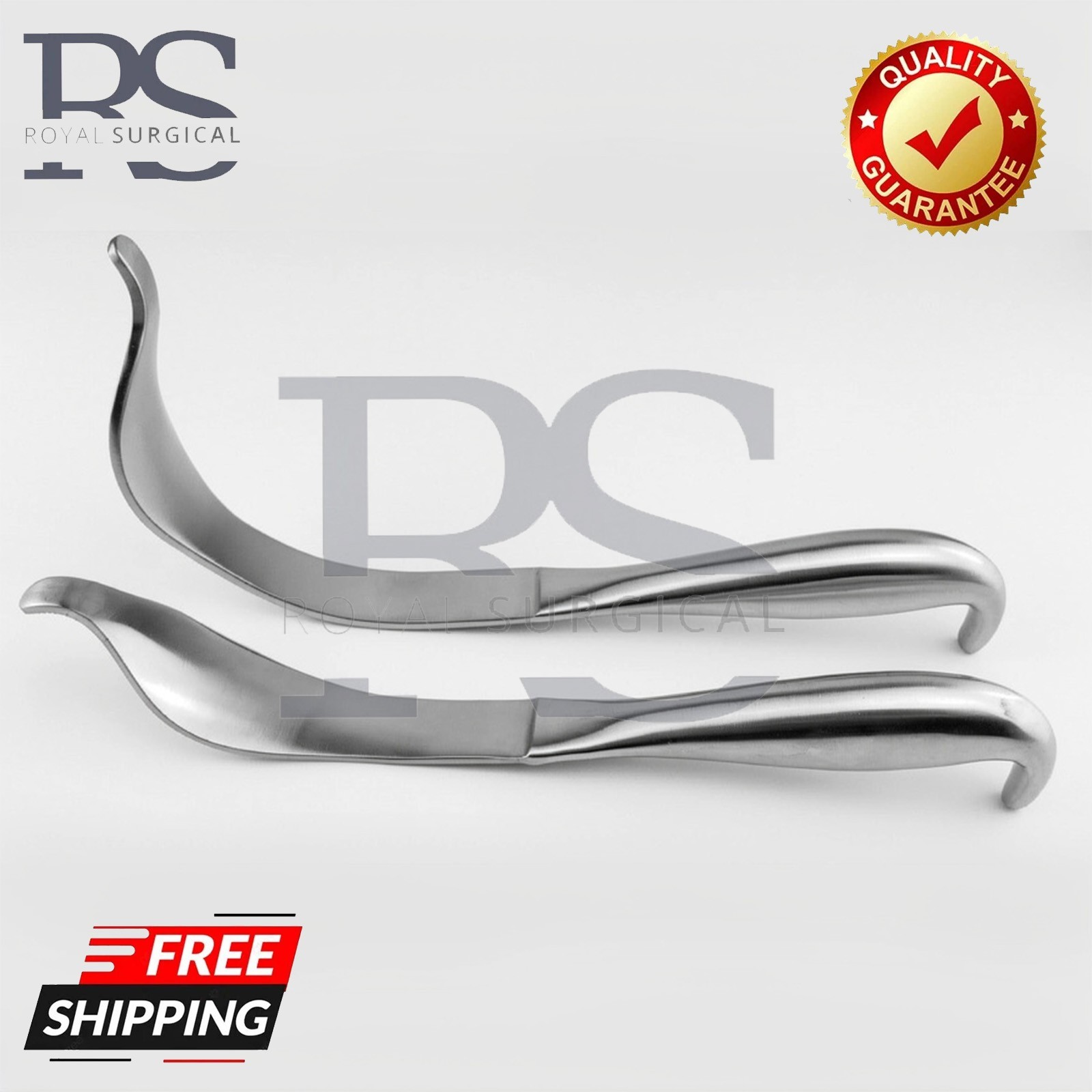2X Cobra Retractor Serrated Tip Orthopedic Instruments2X Cobra Retracto surgical