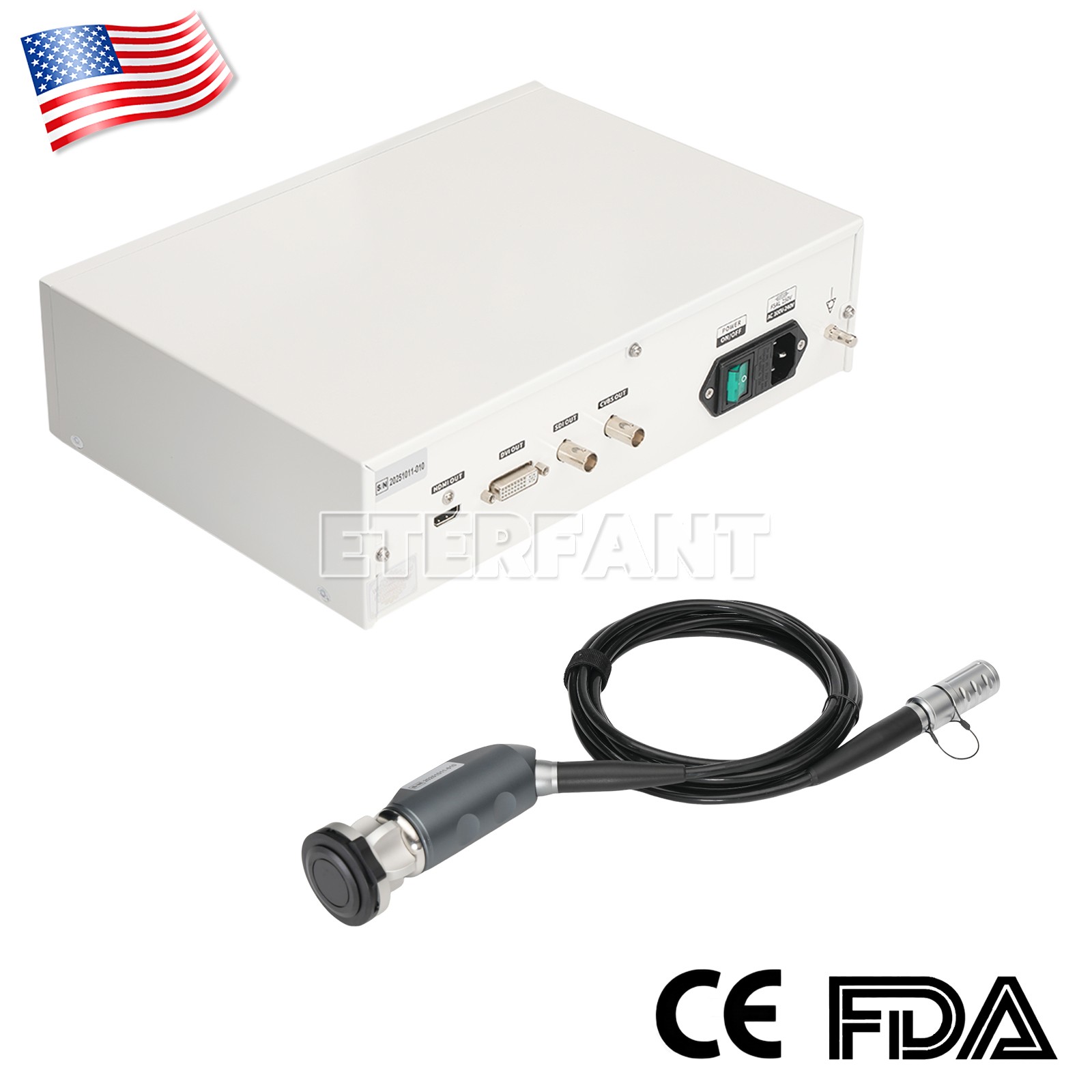 1080p Full HD ENT Endoscopy Laparoscopic Camera for Medical Endoscope TU-Y1 US
