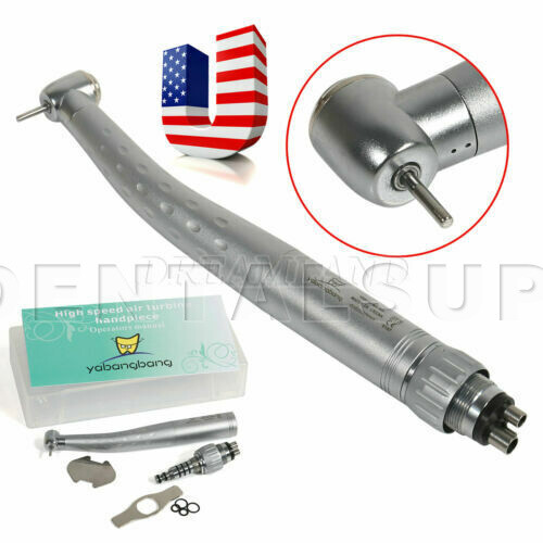 YABANGBANG Dental High Speed Handpiece with 4 Hole Quick Coupler 360 Swivel