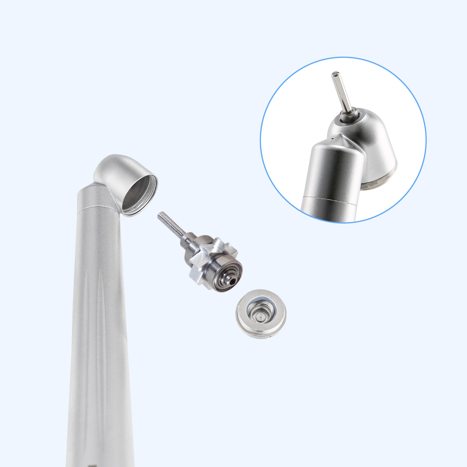 5X Dental 45 Degree Surgical High Speed Handpiece Push Button 4H WCA4 UPS