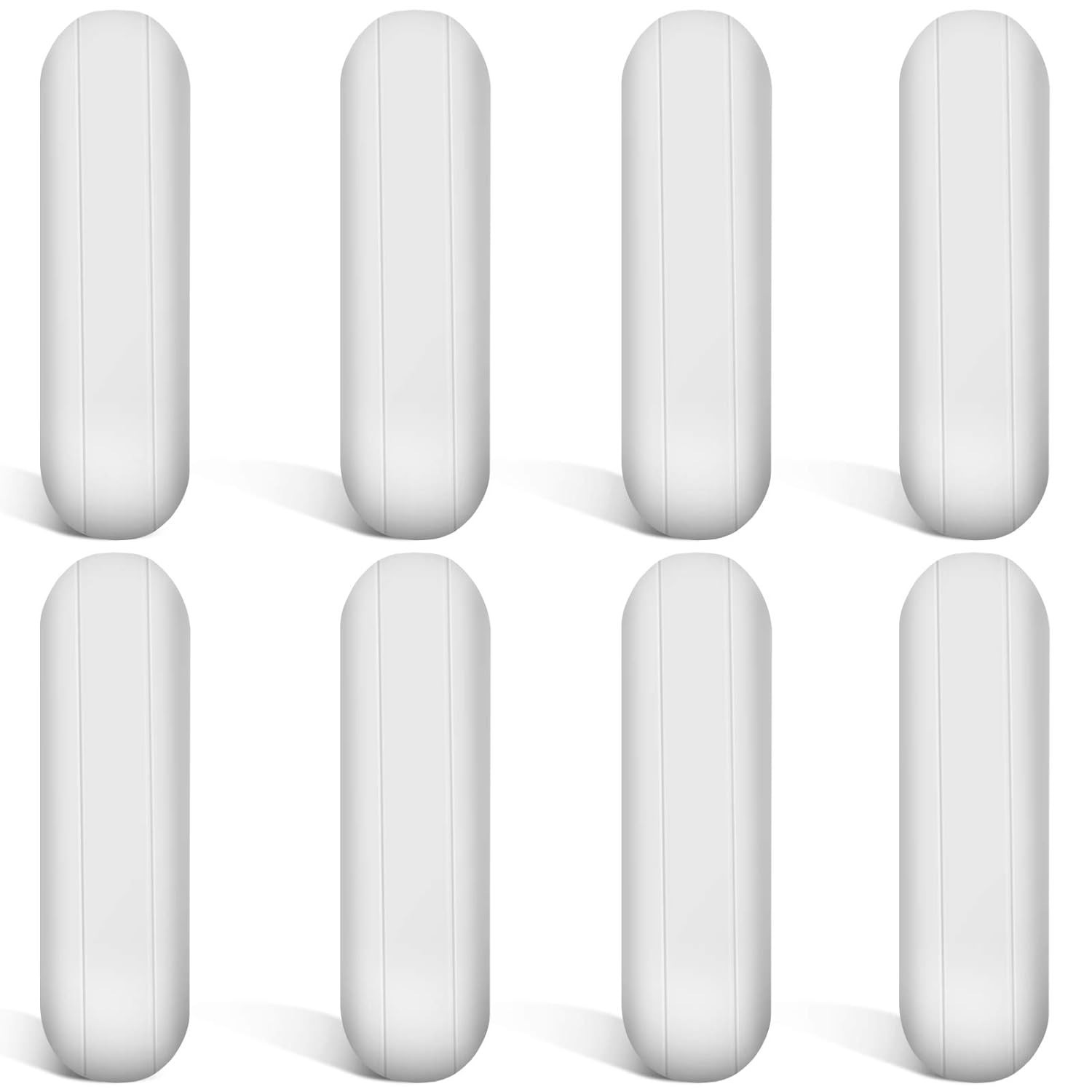 8 Pcs PTFE Magnetic Mixer Stirrer Bar, Mixing Plate Magnet Stick (30 mm/ 1.18″)