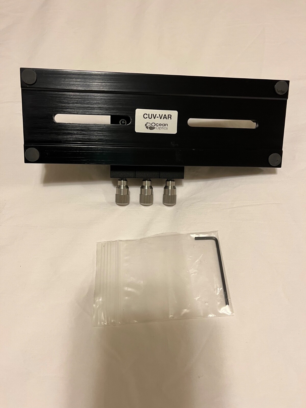 Ocean Optics CUV-VAR Adjustable Lens and Cuvette Holder with Flow Cell Adapter