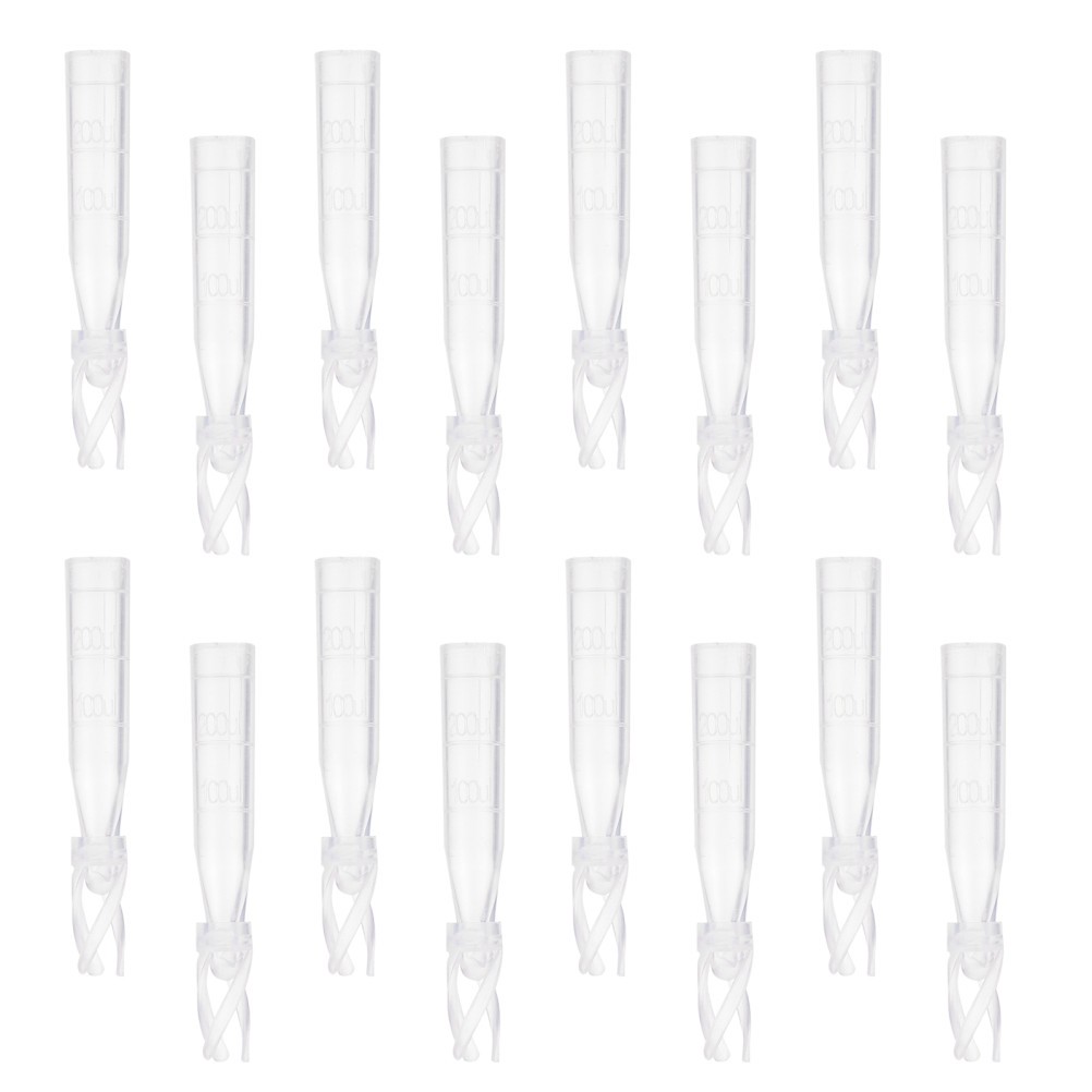 200 Pcs Test Tubes Hplc Vials Polyspring Insert Clear Labs Supplies