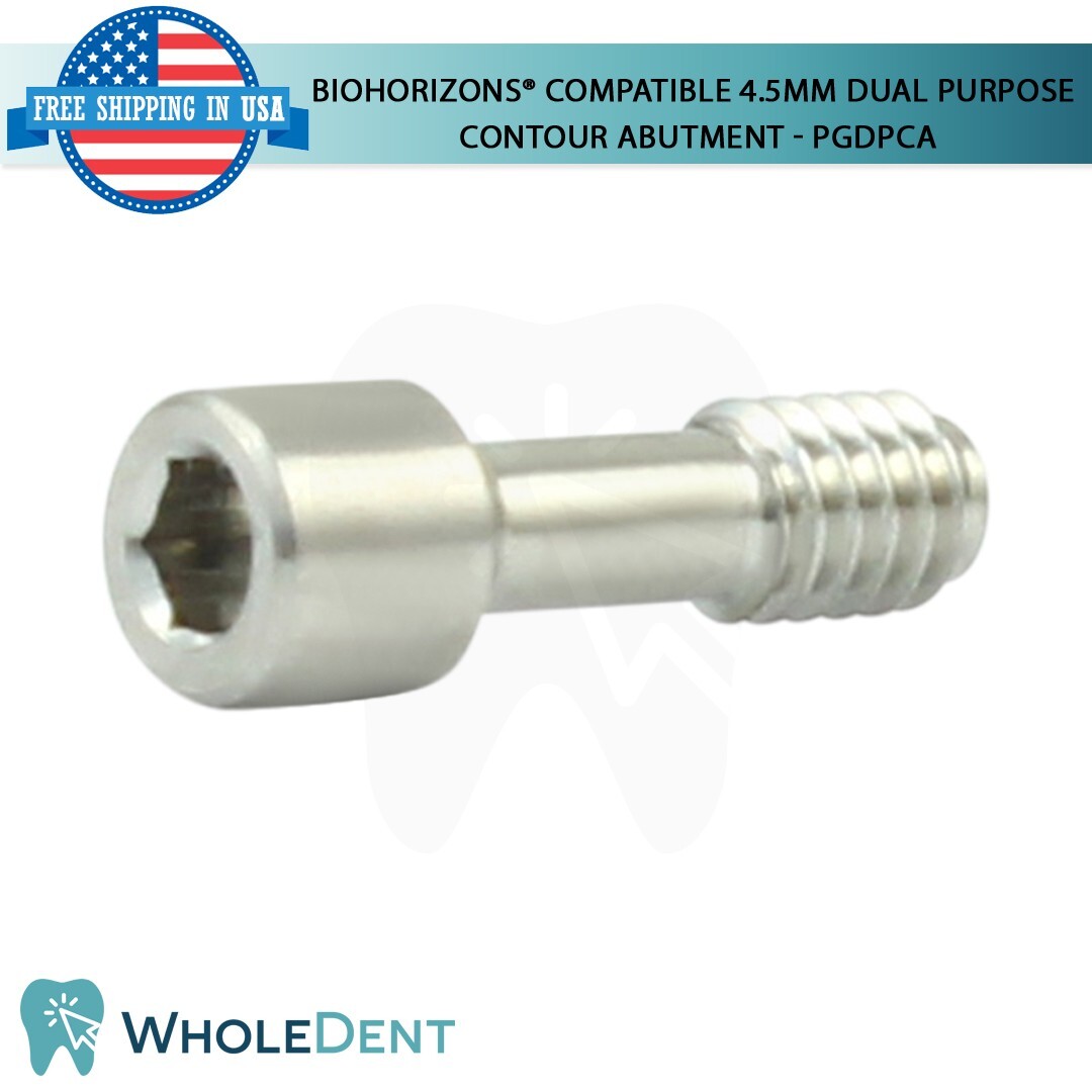 BioHorizons® Compatible 4.5mm Dual Purpose Contour Abutment Titanium Dental