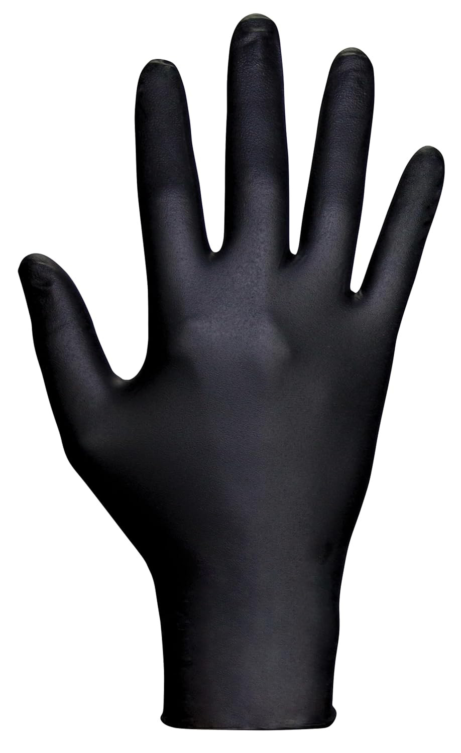 Safety 66518 Raven Powder-Free Disposable Black Nitrile 7-Mil Gloves, Large, 100