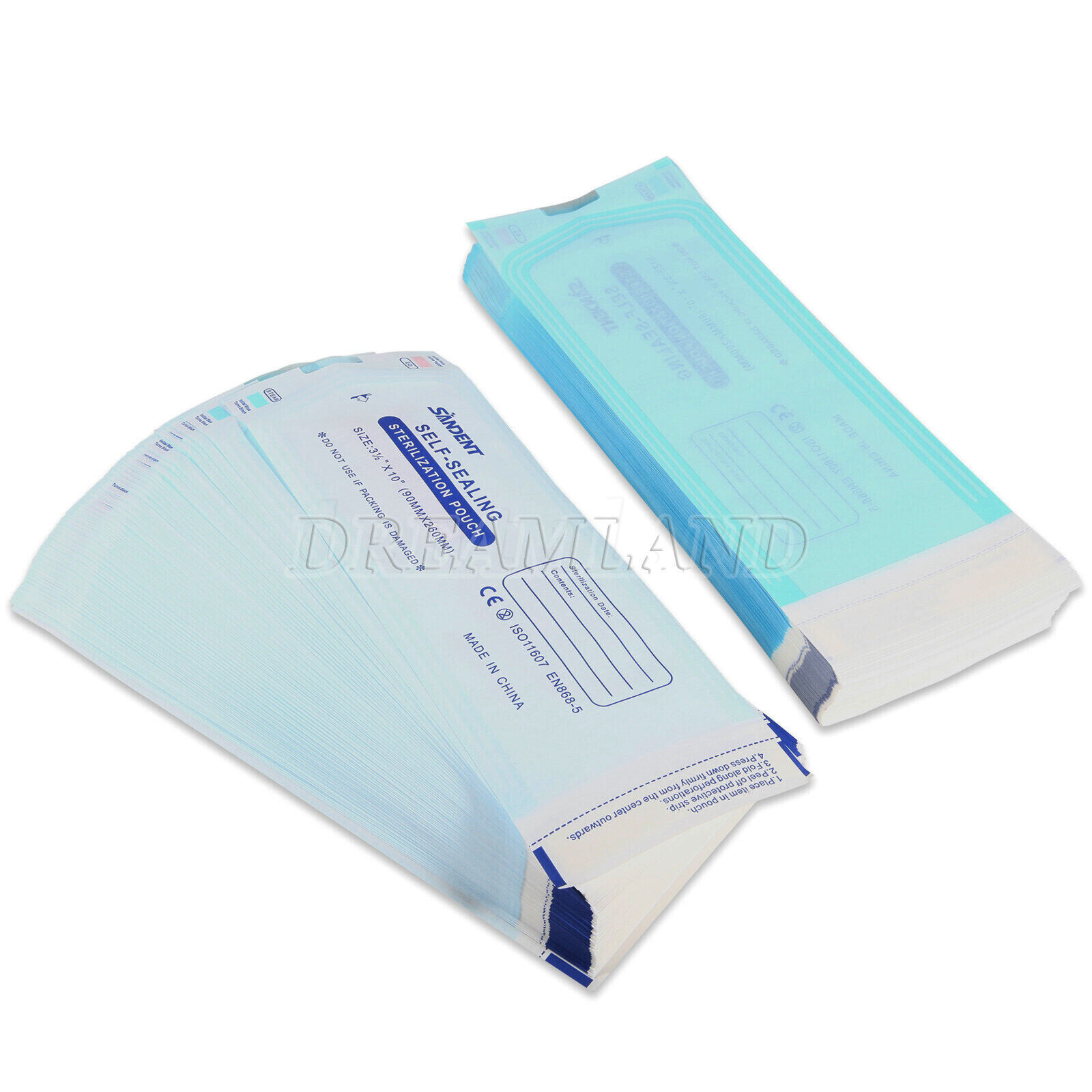 Self Sterilization Pouches Pouch Autoclave, Sterilizer Bags Dental Tattoo Nail