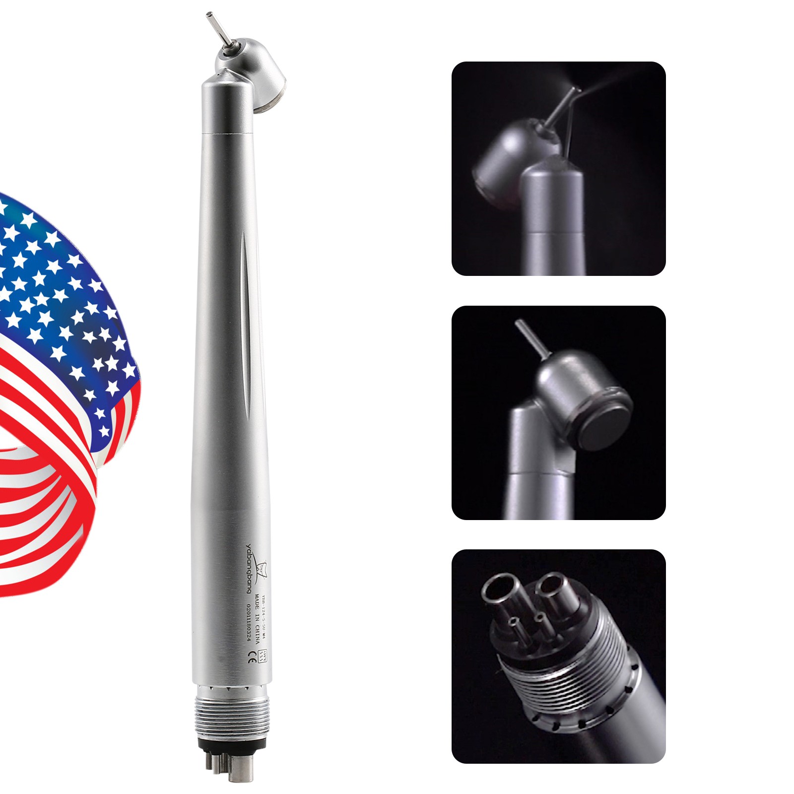 NSK Style Dental Fiber Optic LED E-generator high speed handpiece 2HOLE UDB