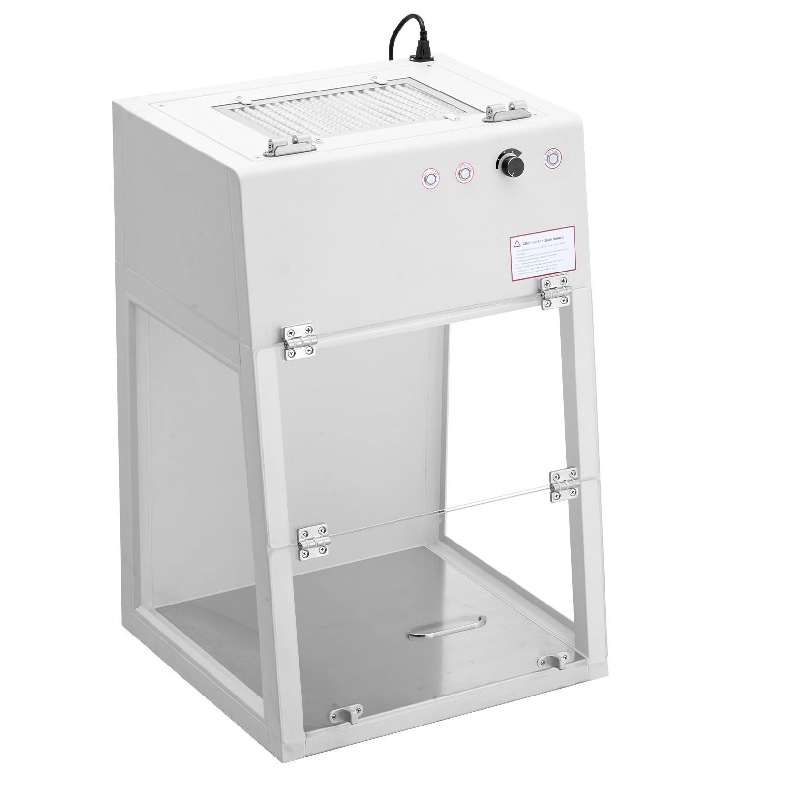 Vertical Laminar Flow Hood, 0.45 m/s Adjustable, LED Light, 65dB, Desktop