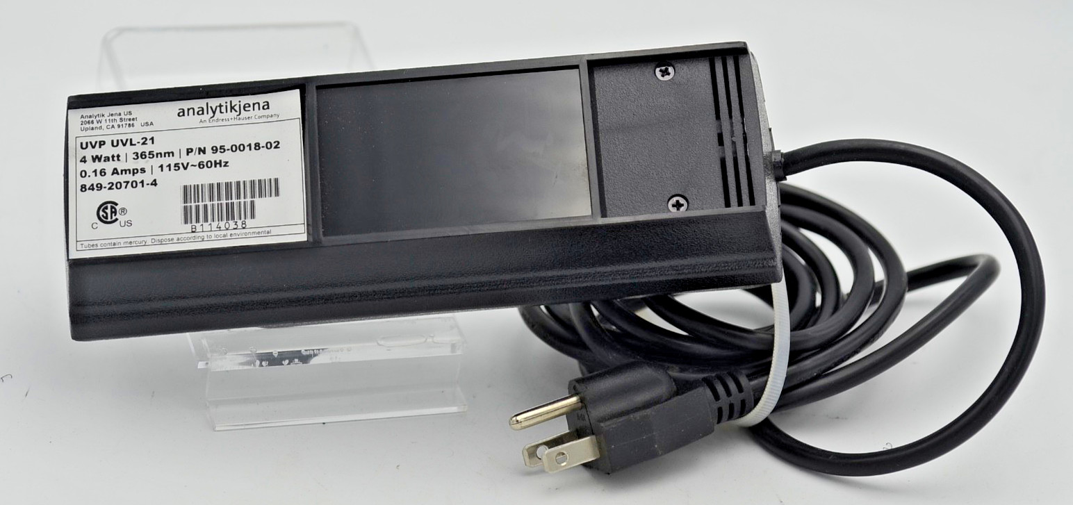 Endress+Hauser Analytikjena UVP UVL-21 95-0018-002 UV Lamp 4W 365nm 115V~60Hz