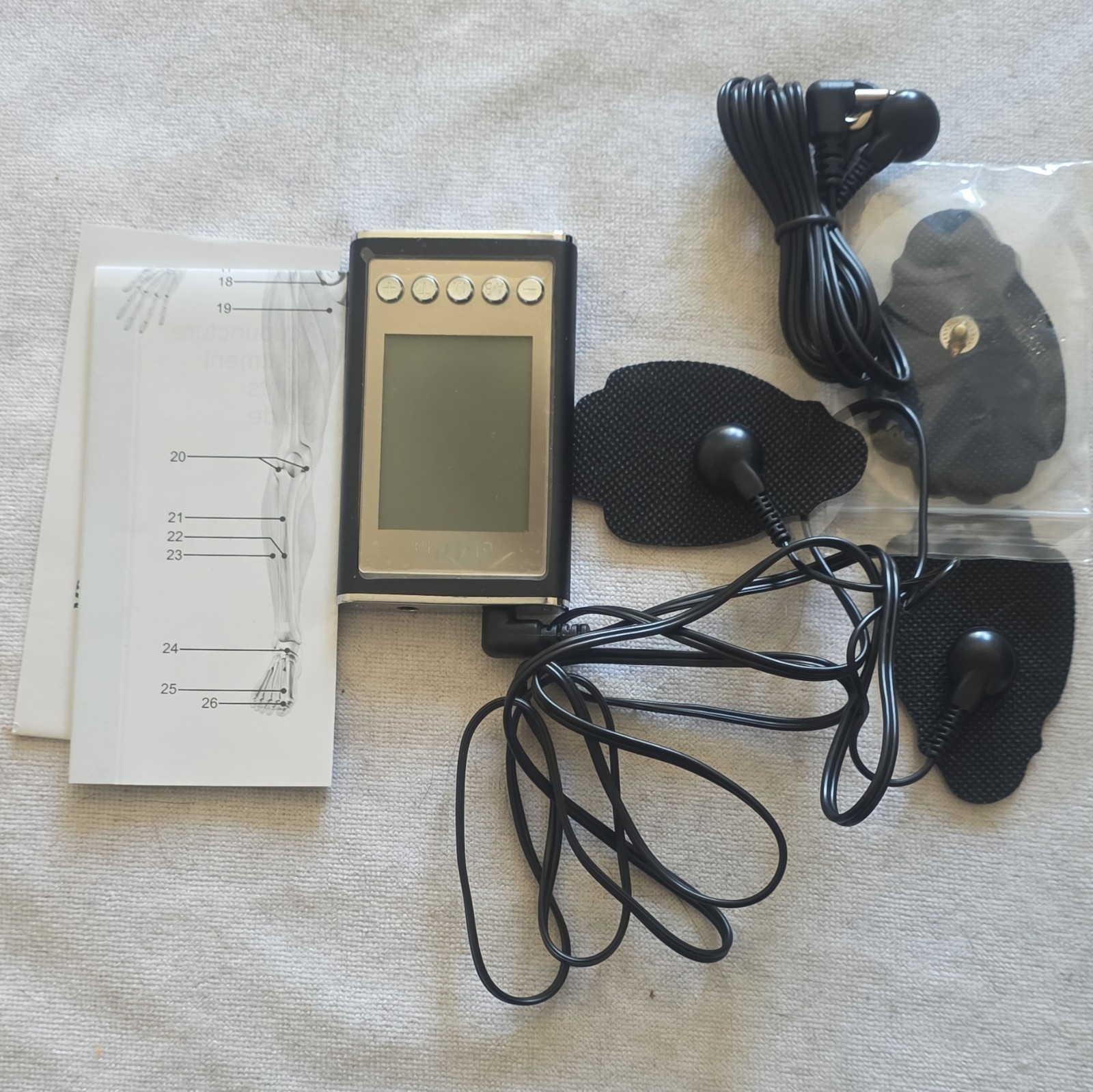 eMP10 TENS/EMS Unit Handheld 2-Channel Muscle Stimulator Model AS-1090