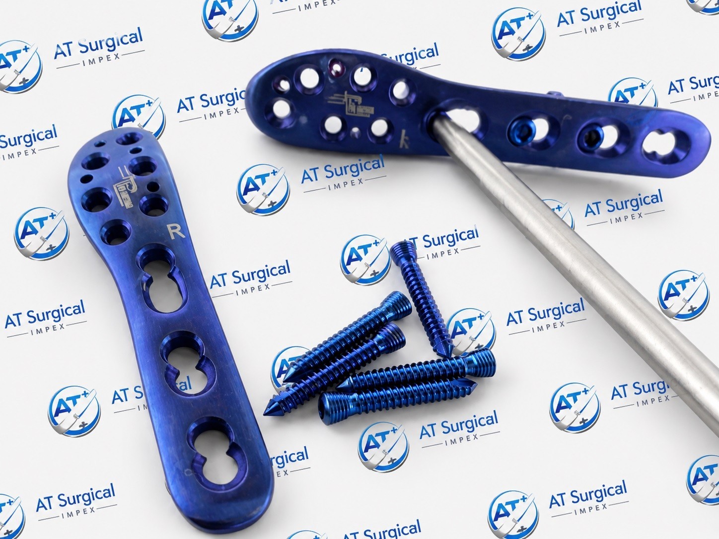 Distal Fibula L & R System 4-12 Hole Configuration 56 Pcs Titanium Grade 5