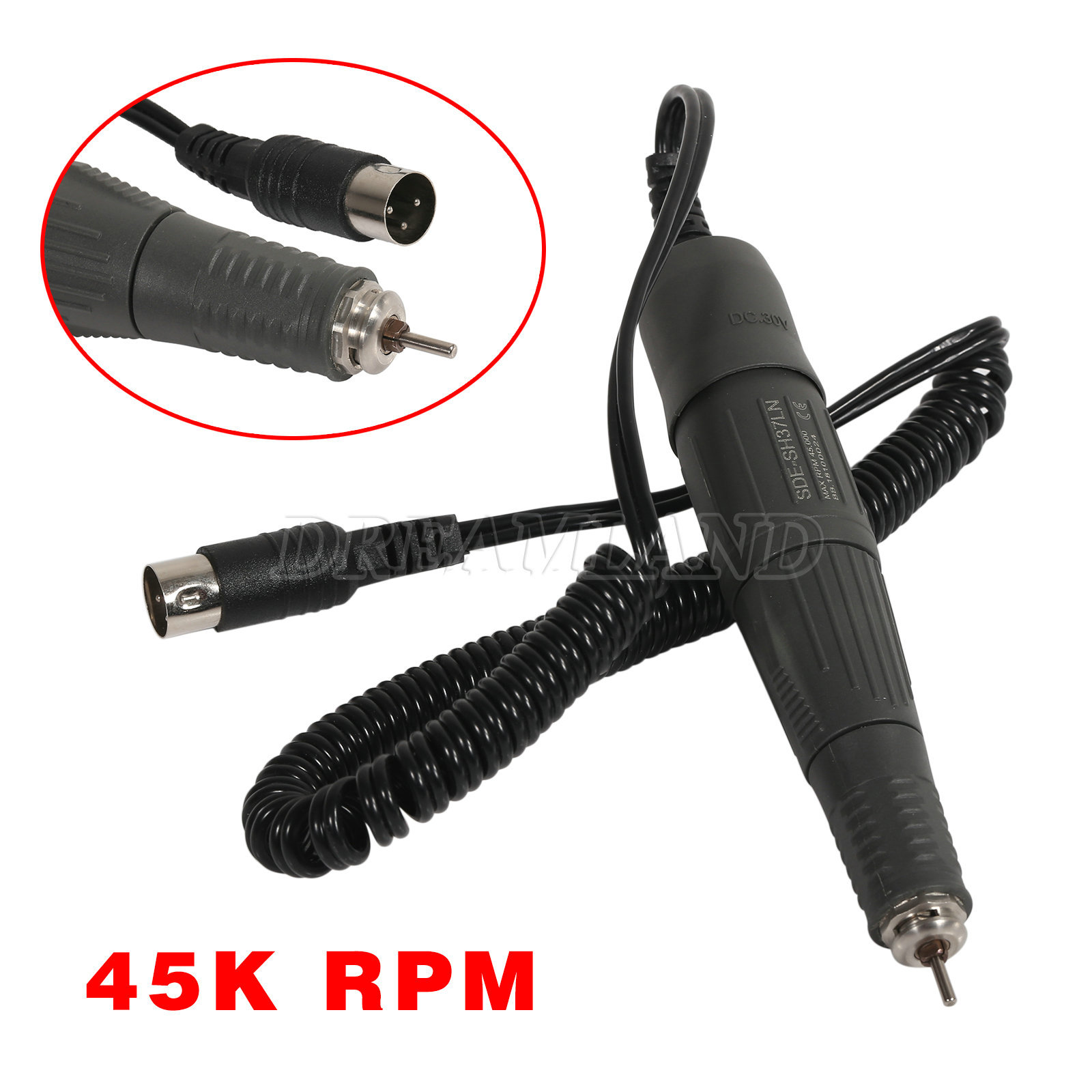 Dental Lab 45K RPM Polishing Handpiece for MARATHON Micromotor Polisher N8