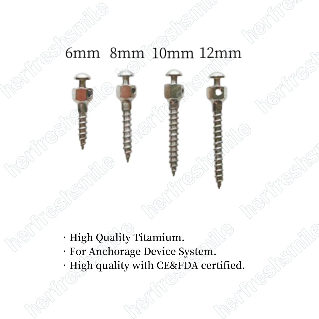 14Sizes Dental Mini Screw Micro Implants Achor Screws Orthodontic Titanium Alloy