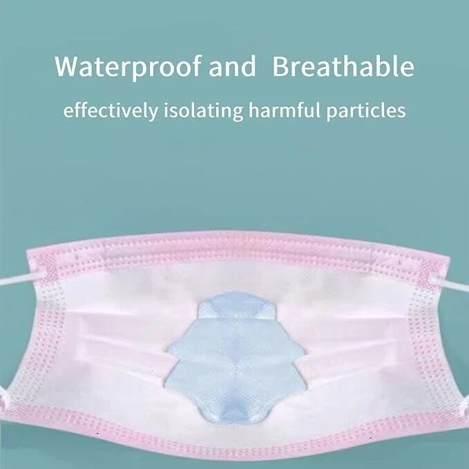 GP Craft 50/100 Pcs Disposable Face Cover 3-Ply Filter Breathable Earloop Masks
