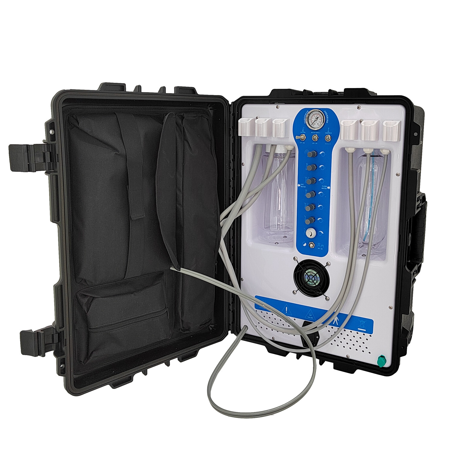 Updated 600W GU-P206S Dental Unit Air Compressor With Curing light & Scaler 4H