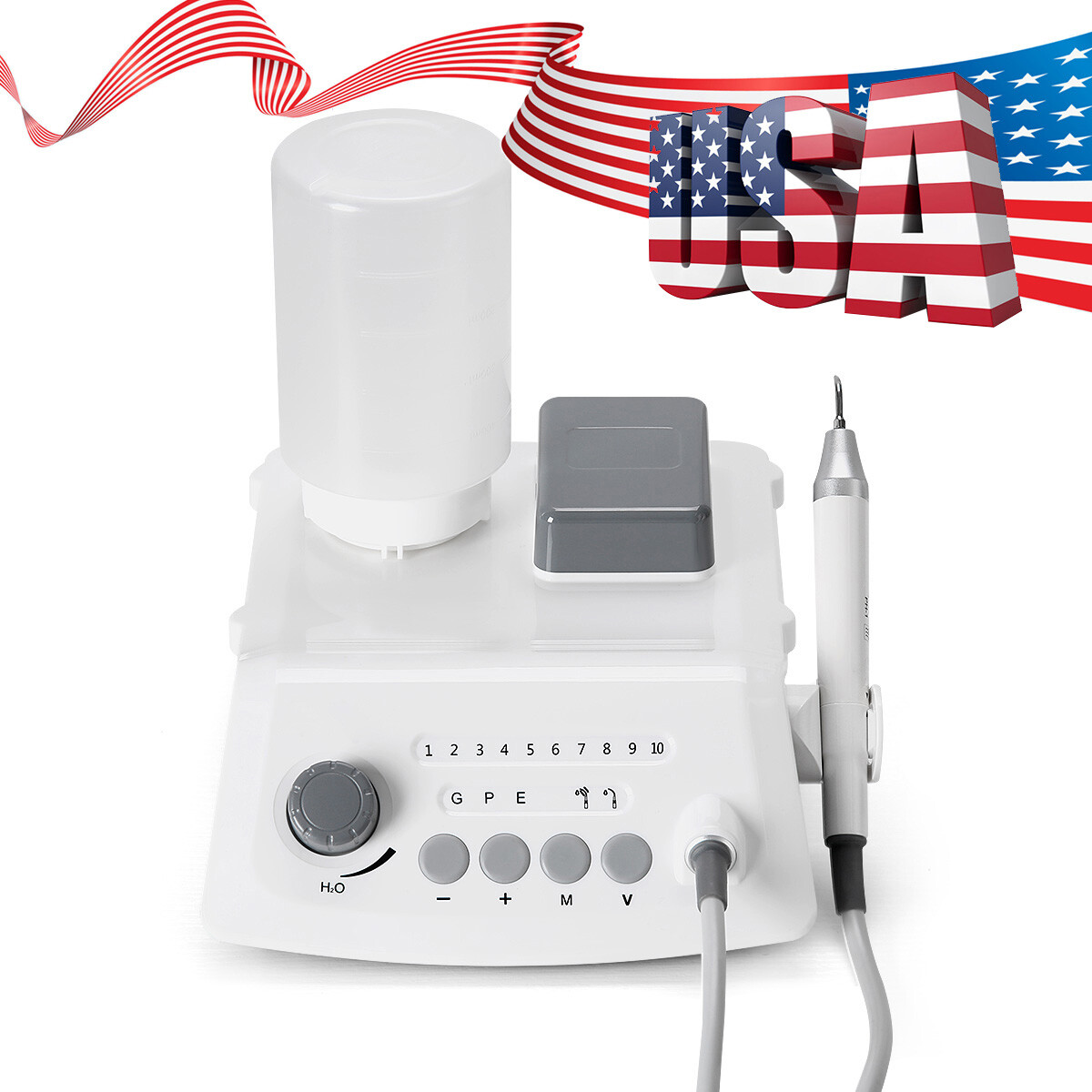 Mobile Dental Portable Delivery Unit Compressor Ultrasonic Scaler Curing Light
