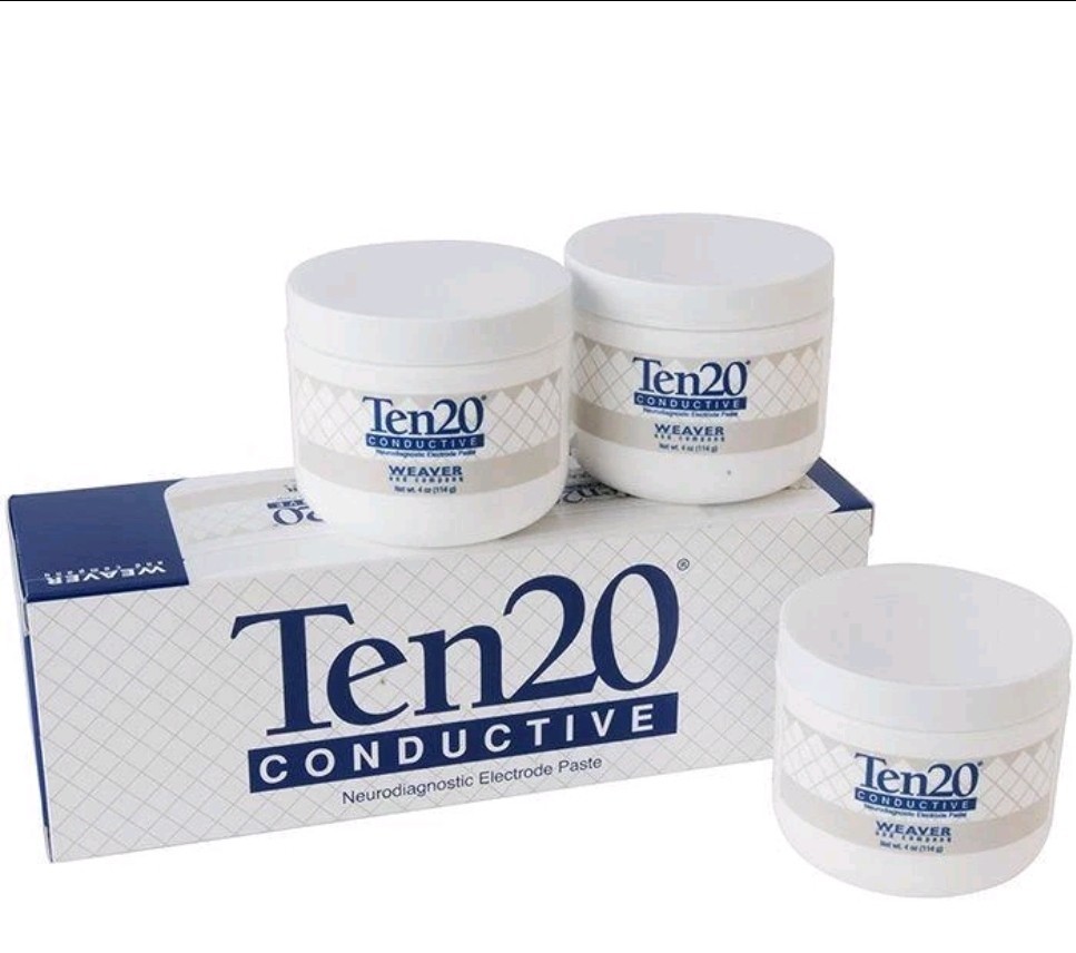 Weaver TEN20-8J Neurodiagnostic Electrode Paste Conductive Jar 8 oz. (3 Jars)