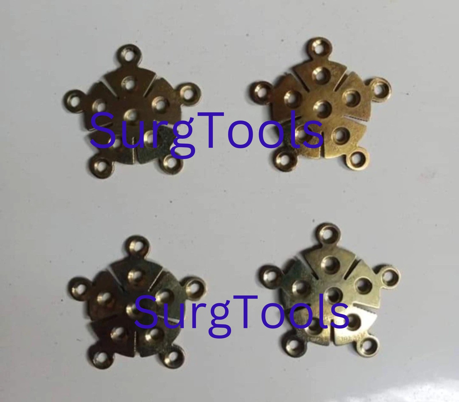1.5mm CMF Maxillofacial Burr Hole Plates & Self Drilling Screws 24 Pcs Titanium