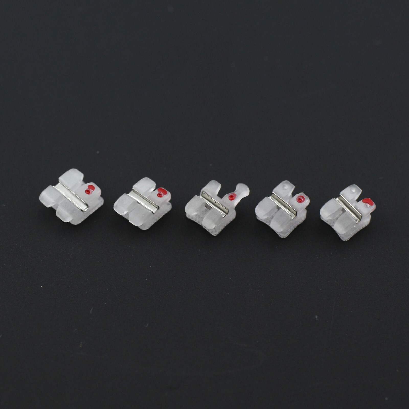 Dental Orthodontic Ceramic Brackets Braces MBT 022 3 Hooks 3M Clarity Aesthetics