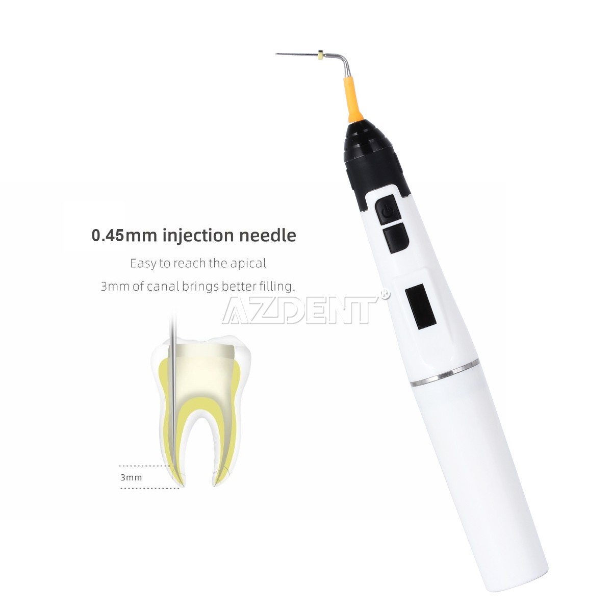 Dental Cordless Obturation System Gutta Percha Endo Heated Pen &Gun /Heated Pen