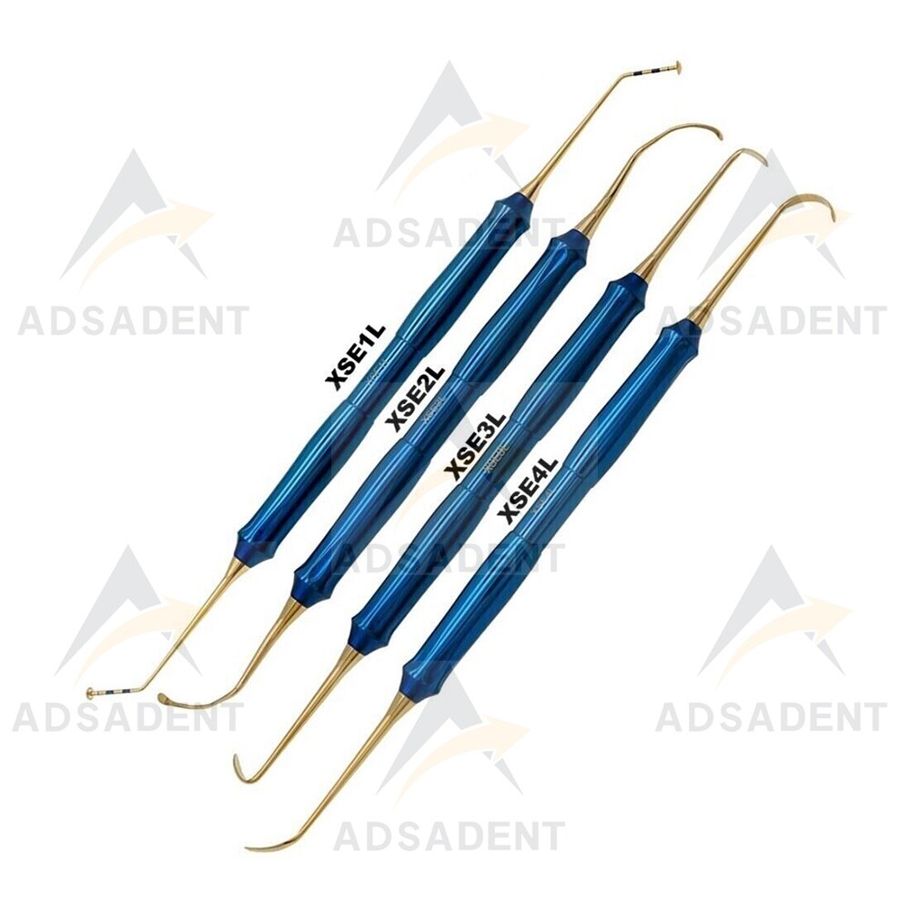Set of 4 Sinus Lift Dental Implant Instruments Kit