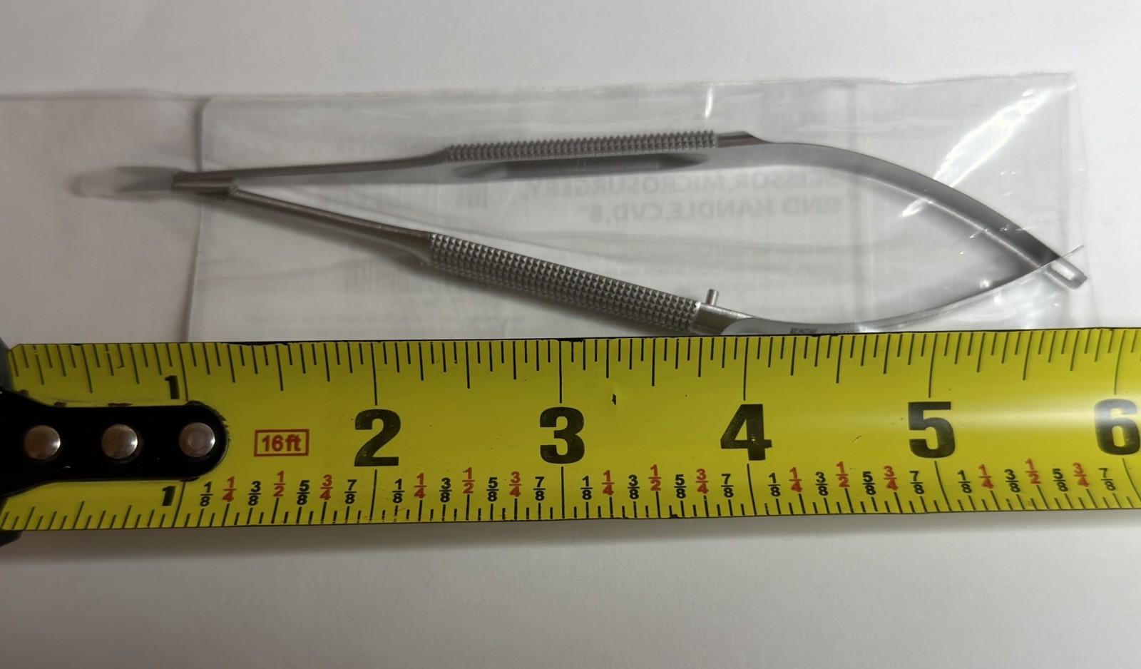 New Konig Medline Round Handle Curved 6″ Microsurgery Scissor MDS0940115
