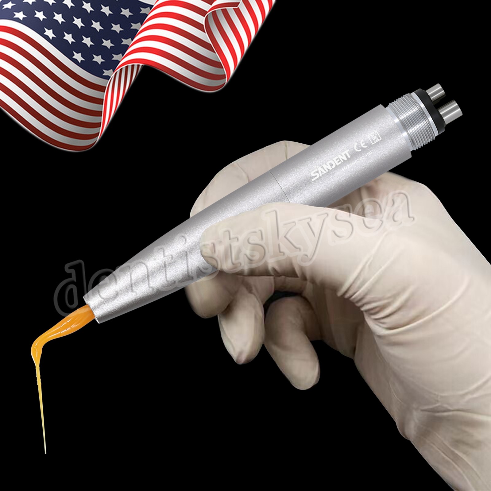 Dentist Ultrasonic Piezo Scaler w/ Handpiece 5*Tips fit EMS Cavitron FDA CN-Z