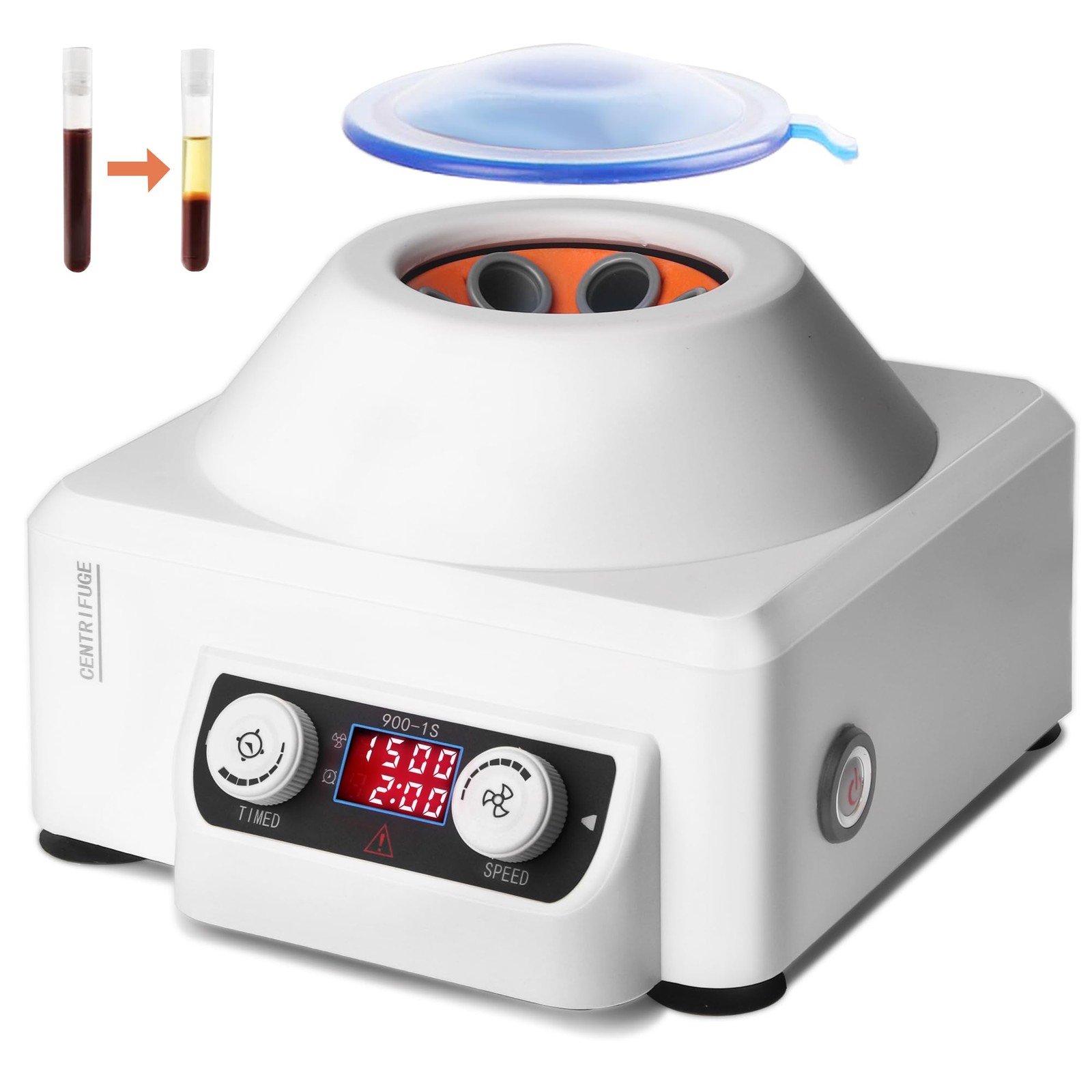 PRF Centrifuge, PRP Centrifuge Machine 6x10ml with LCD Screen, 110V 4000rpm Port