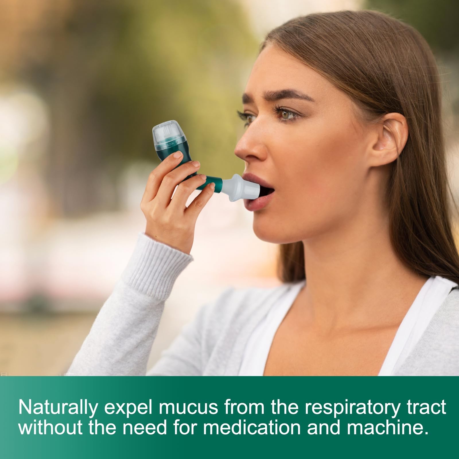 Giyosk Breathing Exercise Device: Lung Expansion, Mucus Relief, Respiratory Trai