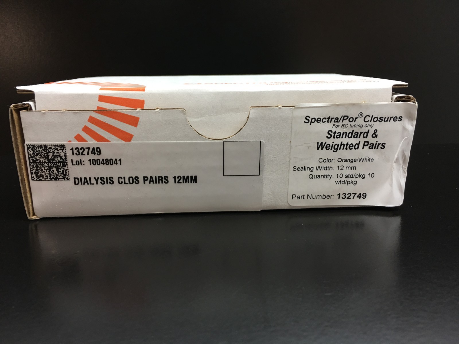 Spectra/Por Cat No 132749 Closures Standard & Weighted Pairs Lot