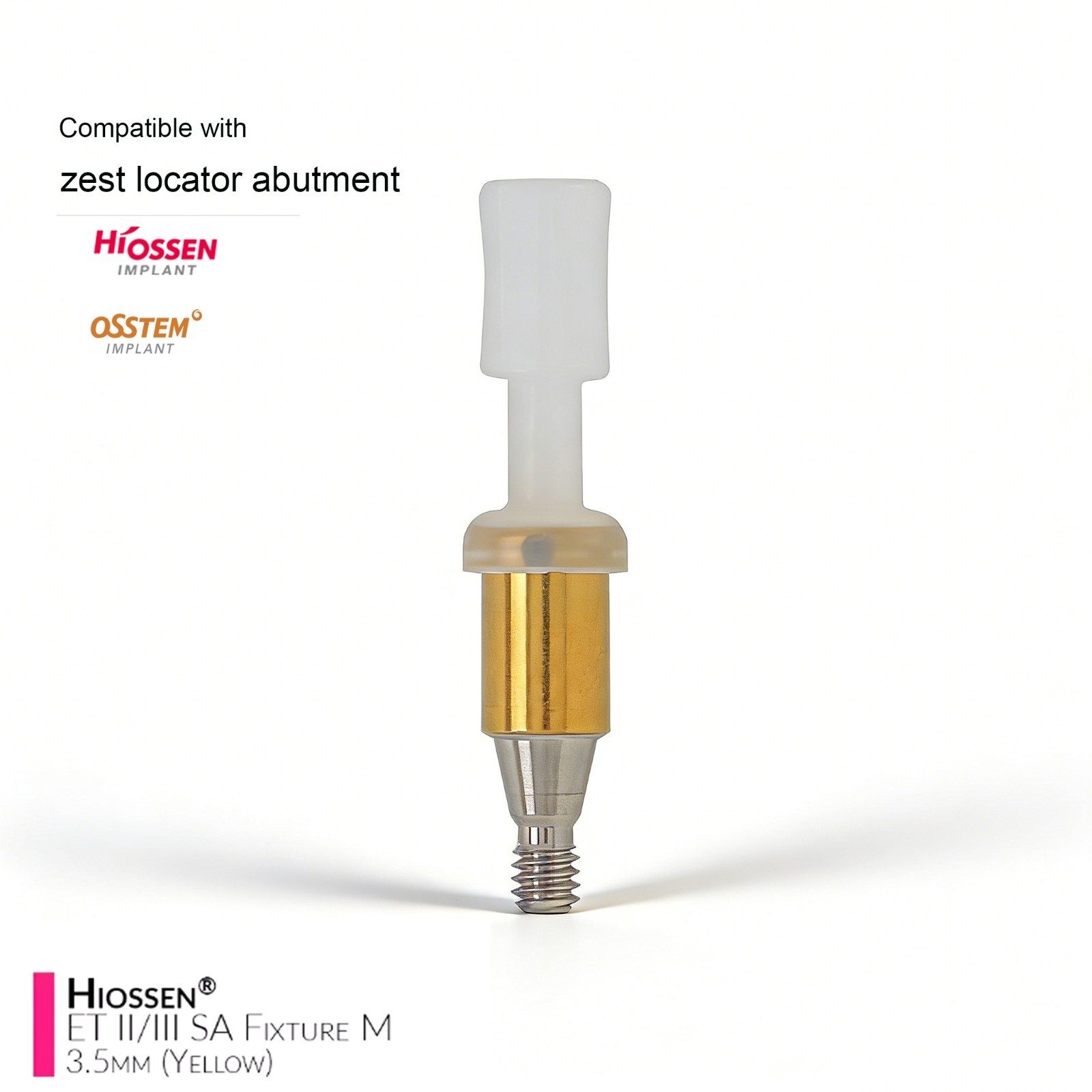 US Hiossen Dental Overdenture Locator Abutment Retention Replacement Insert Cap
