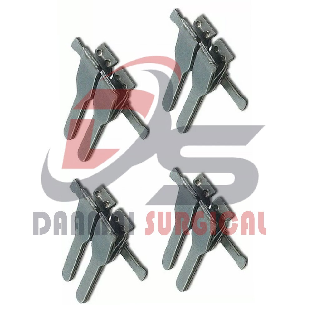 4Sets Neurosurgery Plastic Surgery Micro Vascular Clamps V-2 Small Size 4Set