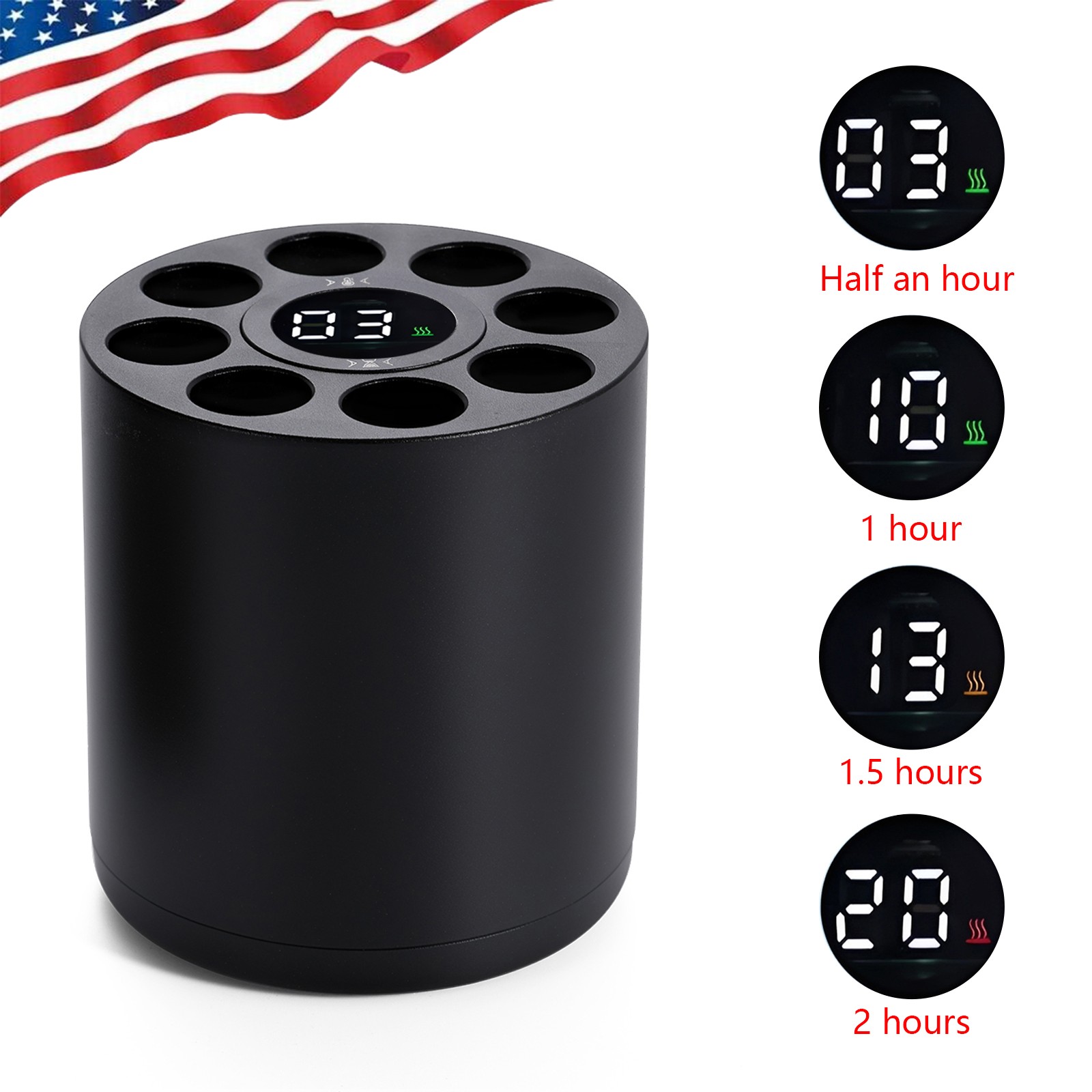 Dental Composite Resin Heater Material Soften Heat Warmer 40-70℃ US Plug
