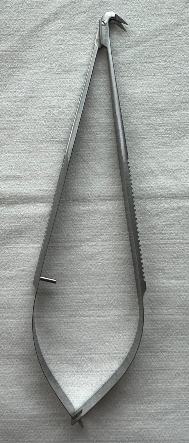 Pilling Surgical 357691 Micro Vascular Angled Scissors 120 Degree 7 mm X 6-1/4″