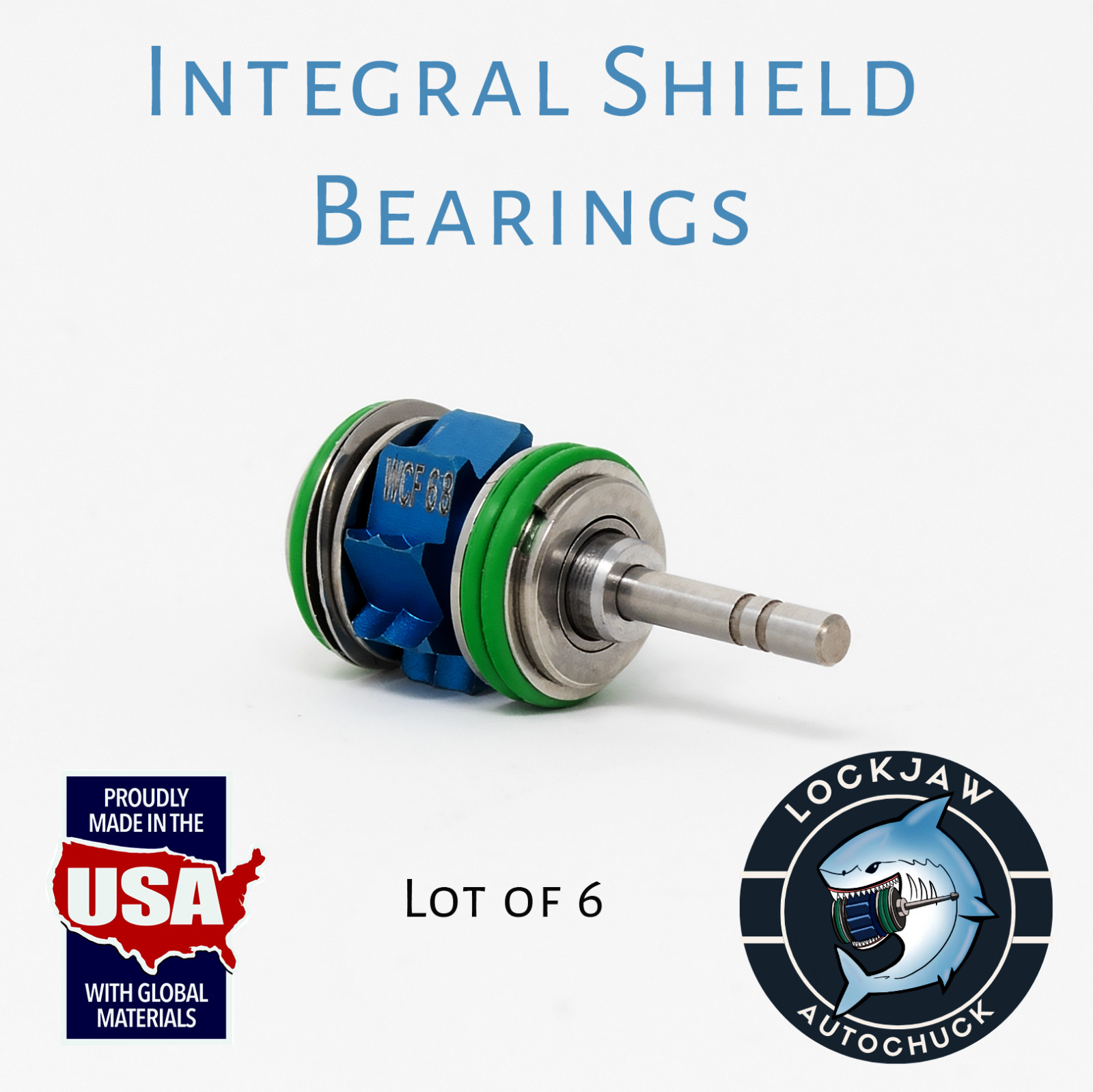 Star 430 SWL PB Turbines Lube Free Integral Shield Ceramic Bearings 6