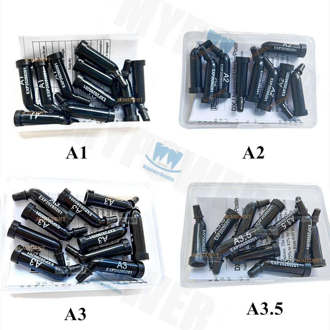 Dental Composite Capsules Light Cure Compules Unidose Fits As TPH Kerr Silmet