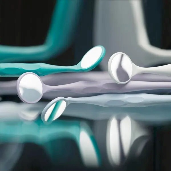 HAHNENKRATT Relax FS Rhodium 5 Plane 24 mm Dental Mirrors Pack of 10 (Free Ship)