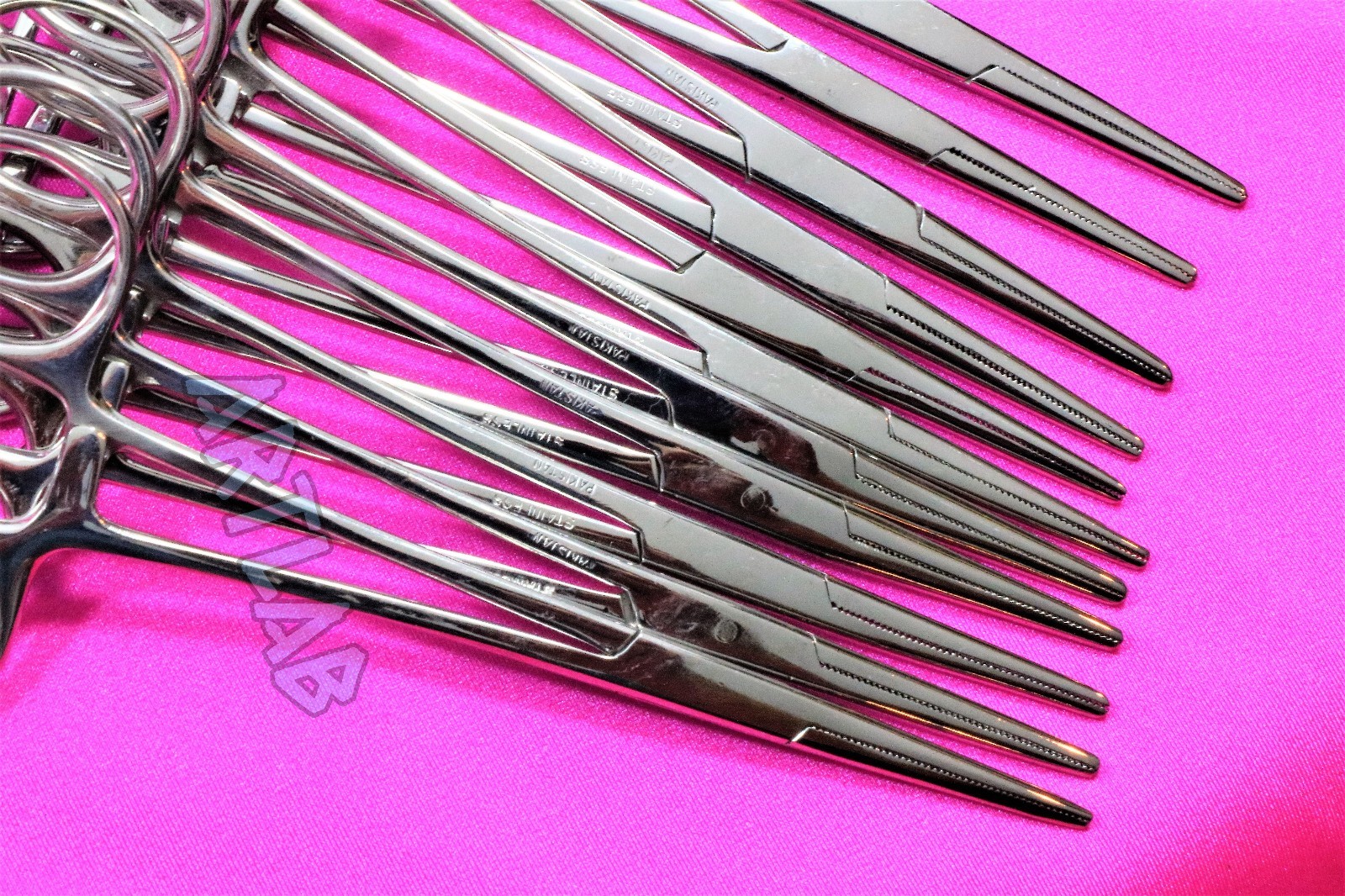 12 PC MOSQUITO HEMOSTAT FORCEPS 5″ STRAIGHT STAINLESS STEEL SURGICAL MEDICAL