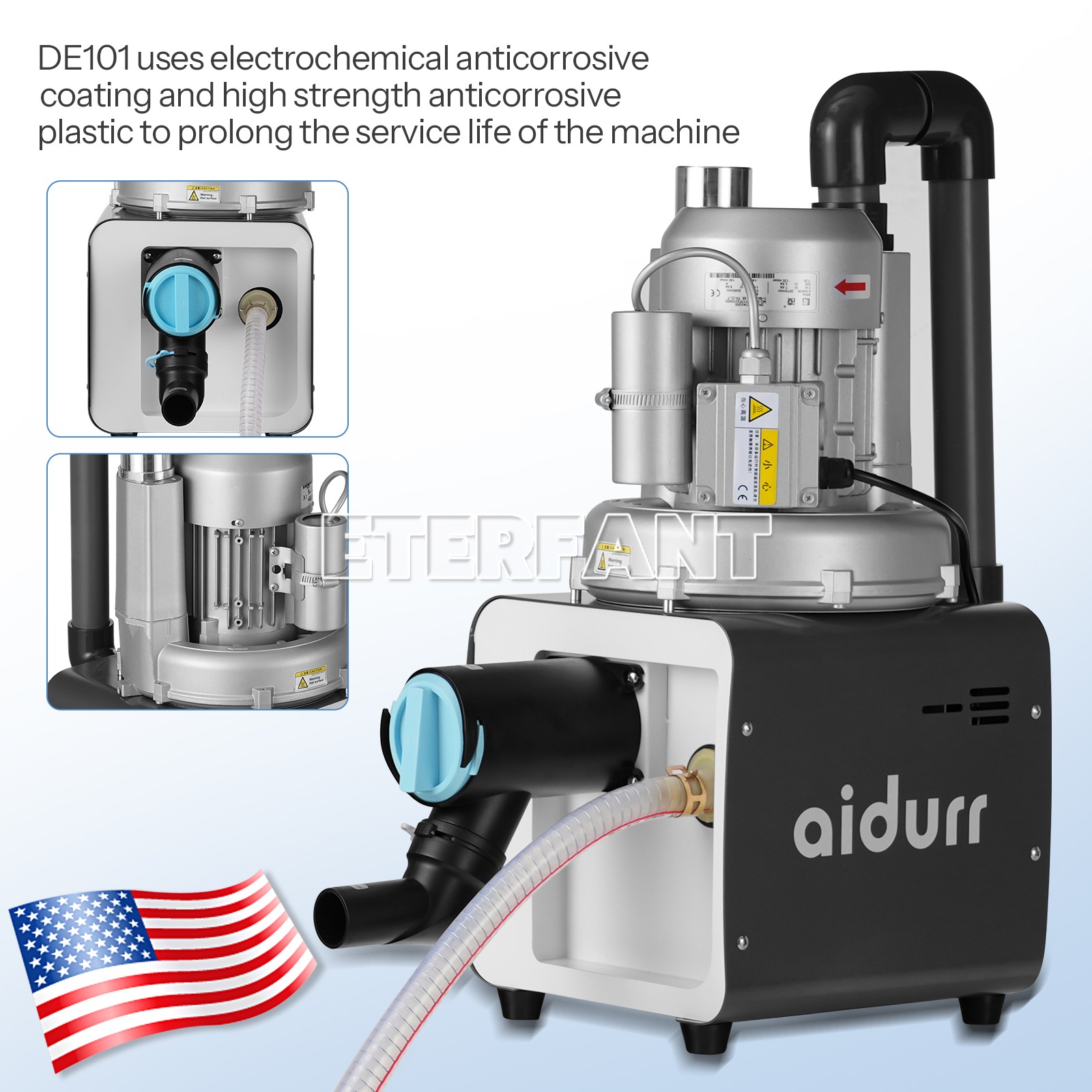 Dental Suction Unit With Vacuum Pump Electric Semi-Dry Type DE101 600L/min