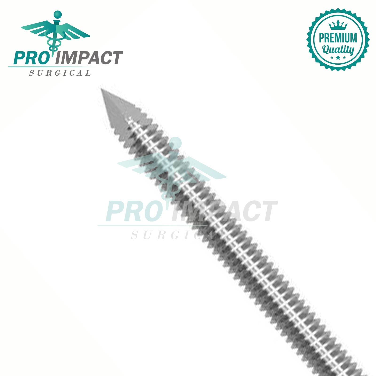 100pcs Orthopedic Kirschner Threaded K-Wire 1.5mm Kirschner Wire Pins Veterniary