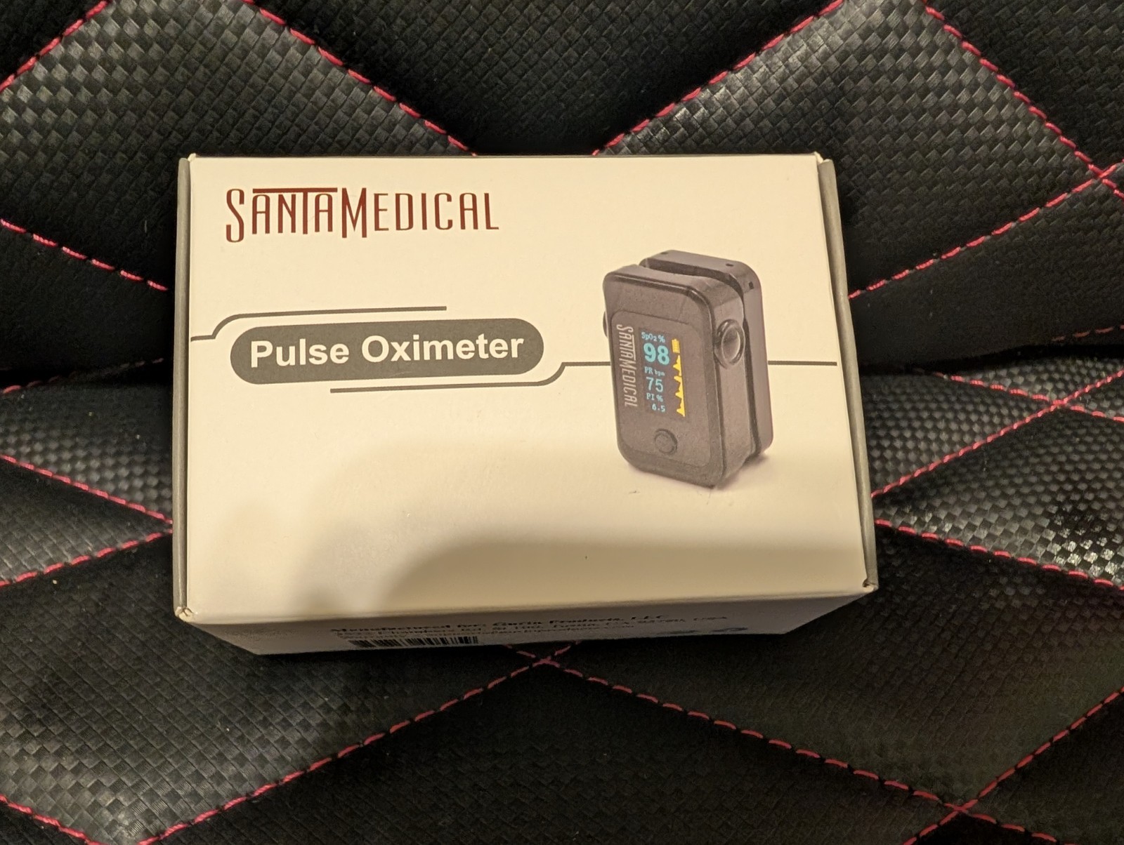 Santamedical Dual Color OLED Pulse Oximeter Fingertip, Blood Oxygen Saturation