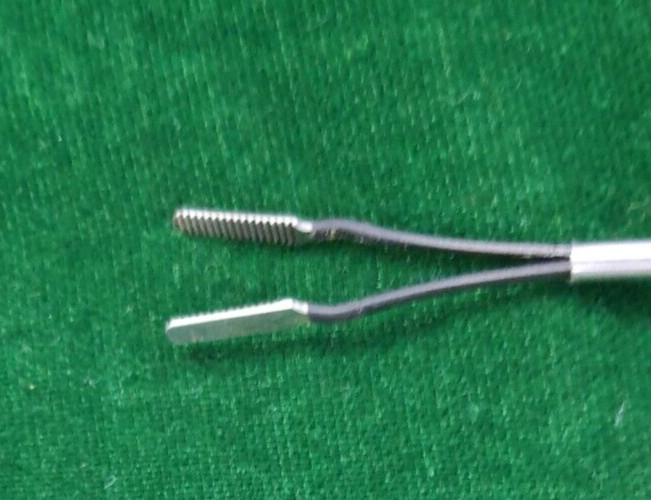 2pc Laparoscopic Bipolar Forceps U-Handle 3mmx280mm Surgical Instruments