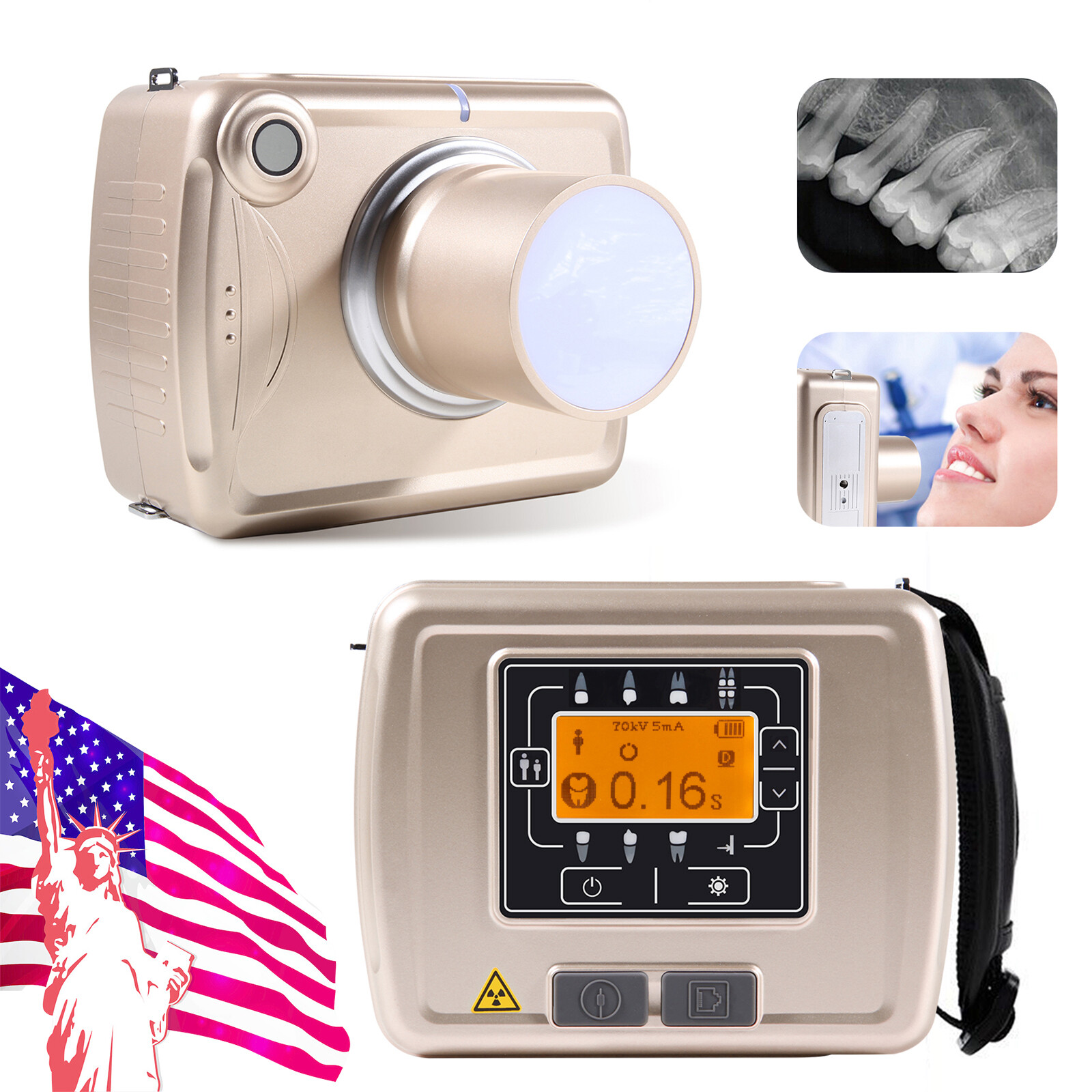 Unidad rayos X digital dental Máquina X ray Unit imágenes portátiles Radiografia
