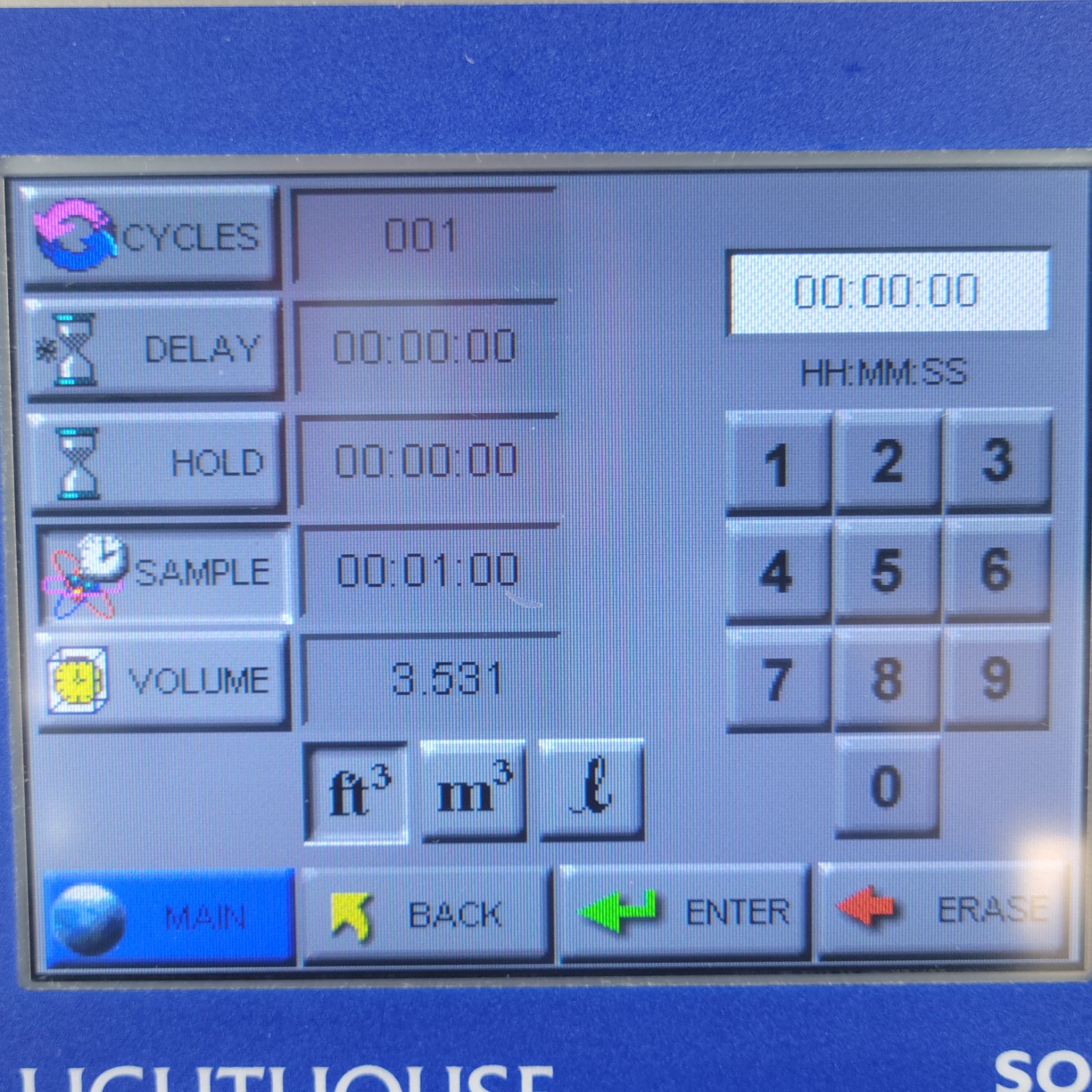 TESTED Lighthouse SOLAIR 3350 Particle Counter Analyzer 100 LPM 0.3um Cleanroom