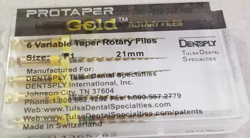 ALL Size Dentsply ProTaper Gold Rotary Files F1,F2,F3,S1,S2,SX-F3, SX19