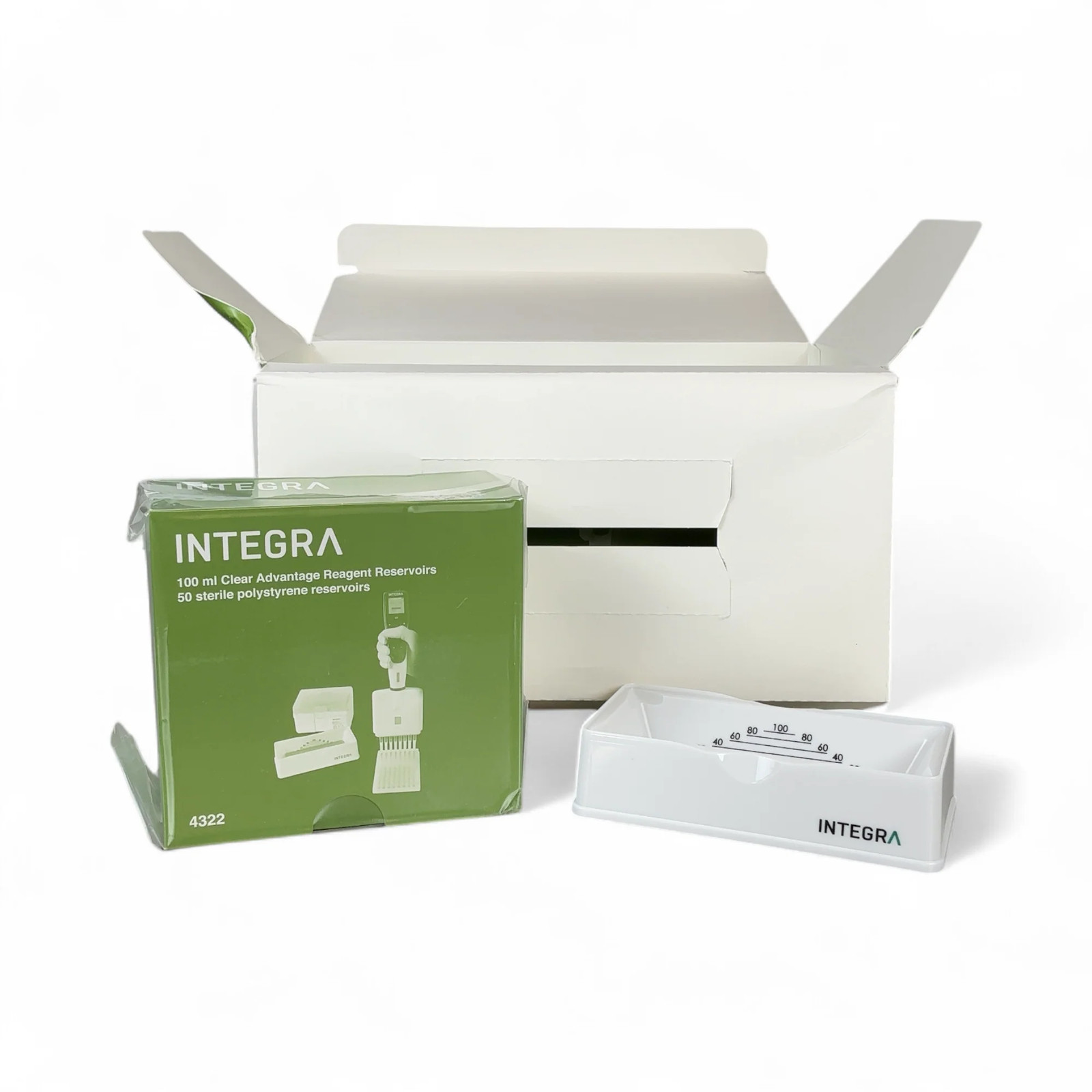 Integra 4322 100mL Clear Advantage Reagent Reservoirs New Open Box (Best Offer!)