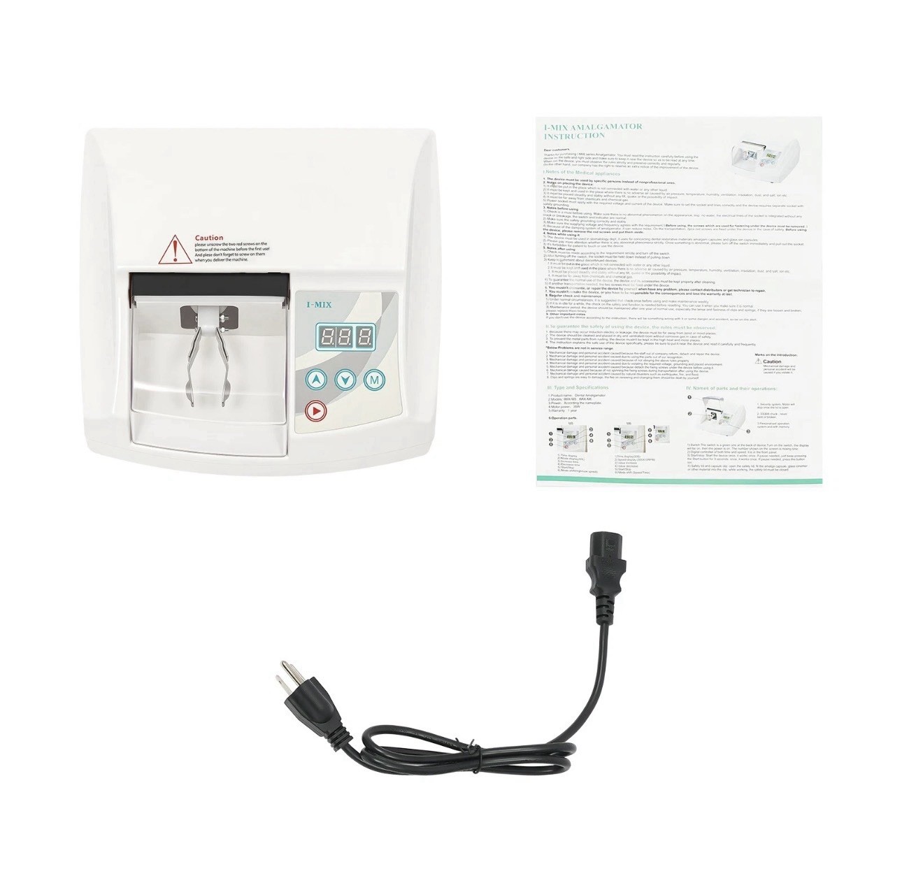Dental Digital Amalgamator Amalgam 35W Capsule Mixer High Speed Lab IMIX 110V