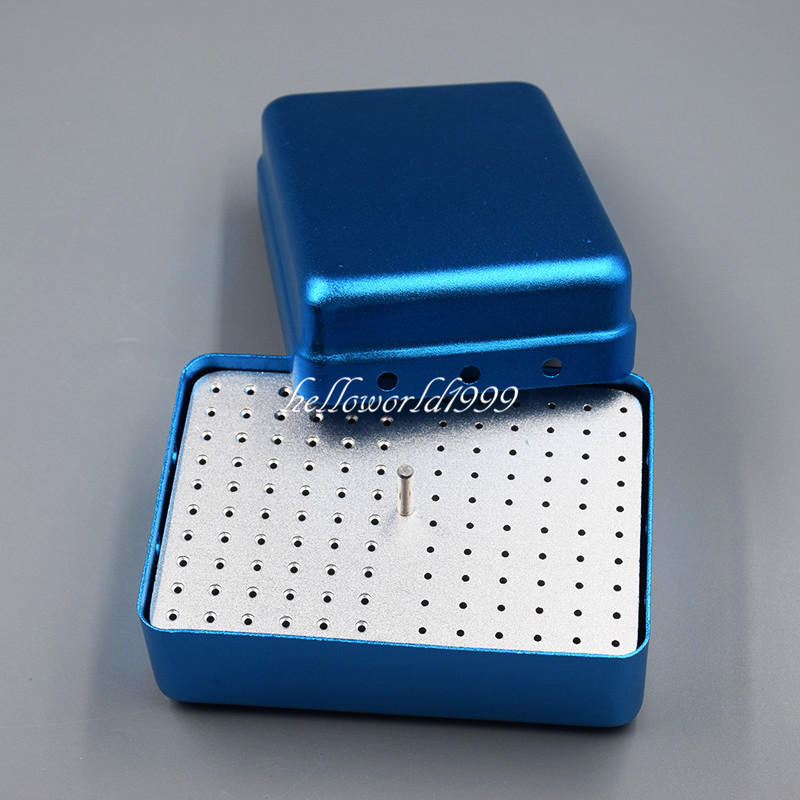 Dental Burs Holder Endo Files Stand Disinfection Box Endo Accessories 120 Holes