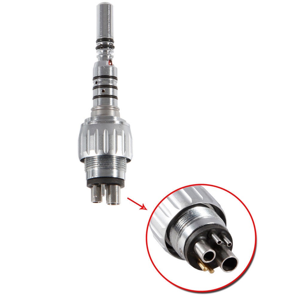 Dental 6 Hole Quick Coupler for KAVO LED Fiber Optic Handpiece MULTIflex LUX
