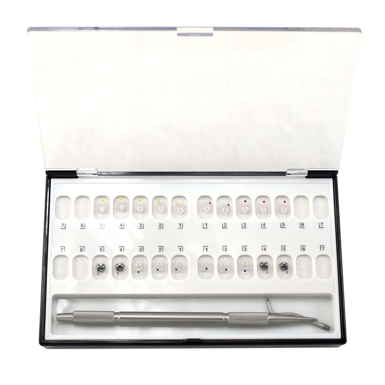Dental Ceramic Brackets Orthodontic Self Ligating Braces Roth MBT Aesthetics